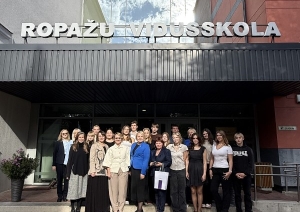 Izglītības un zinātnes ministres vizīte Ropažu novadā