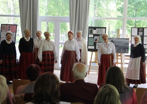 Senioru ansambļa “Sarma” sadziedāšanās