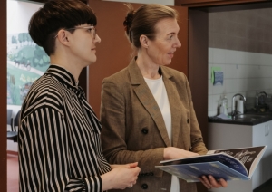Norvēģijas Karalistes vēstniece Latvijā Ropažu vidusskolā