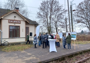 Rail Baltica reģionālo mobilitātes punktu projektēšanas līguma svinīga parakstīšana